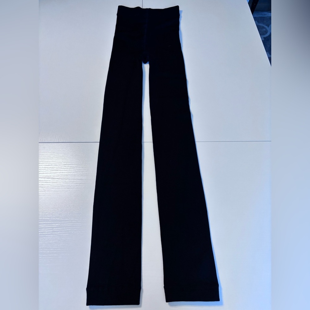 Plush Fleece Lined Black Leggings Size S/M